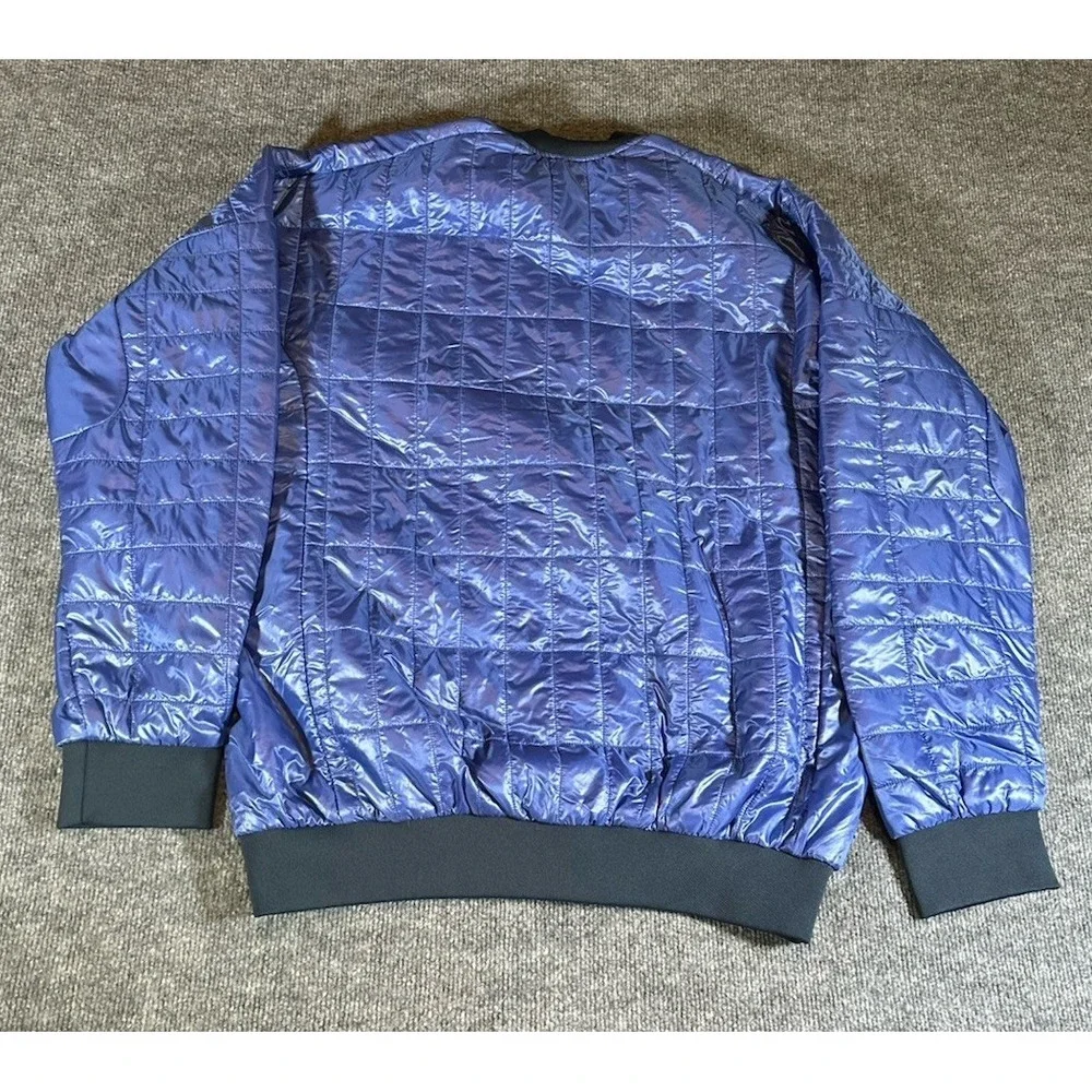 Cotopaxi Kusa Jacket Men XL Blue Quilted Llama Fiber Insulated Packable Puffer